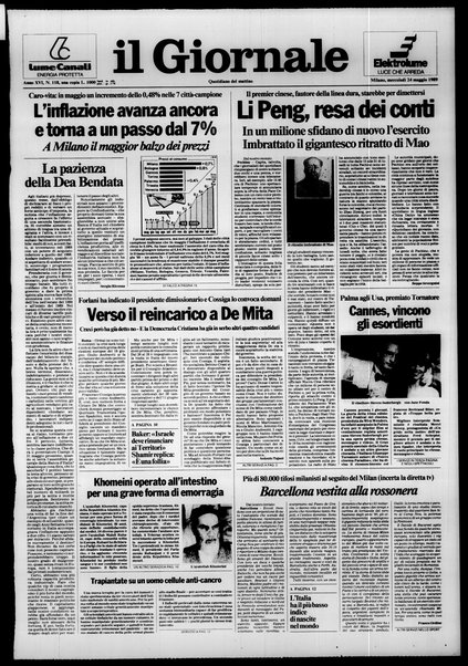 Il giornale : quotidiano del mattino